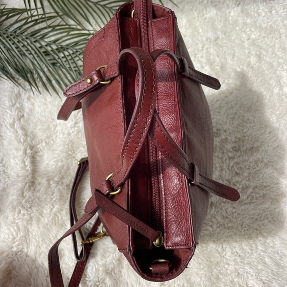 FOSSIL Leather multiway backpack handbag - Picture 15 of 16